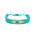 Evil Eye Turquoise Beads Bracelet | You & Eye