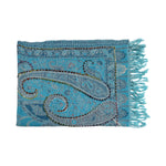 Buy You & Eye Light Blue Classic Pattern Weave Shawl Online for Women | Free 3-Hour Delivery in Dubai | You & Eye UAE