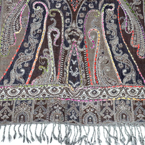 Buy You & Eye Brown Classic Pattern Weave Shawl Online for Women | Free 3-Hour Delivery in Dubai | You & Eye UAE