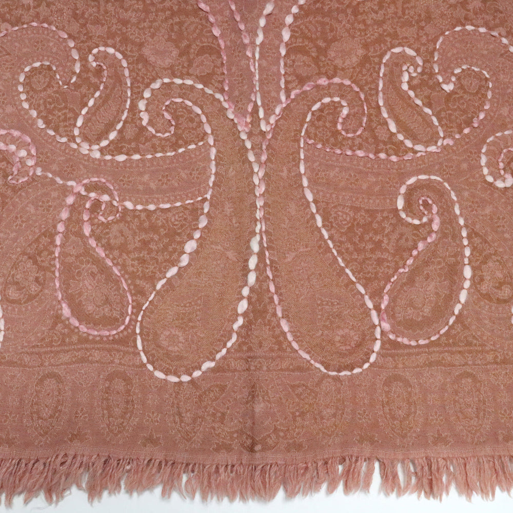 Buy You & Eye Dark Peach Swirl Weave Shawl Online for Women | Free 3-Hour Delivery in Dubai | You & Eye UAE