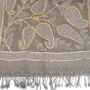 Buy You & Eye Dark Brown Paisley Weave Shawl Online for Women | Free 3-Hour Delivery in Dubai | You & Eye UAE