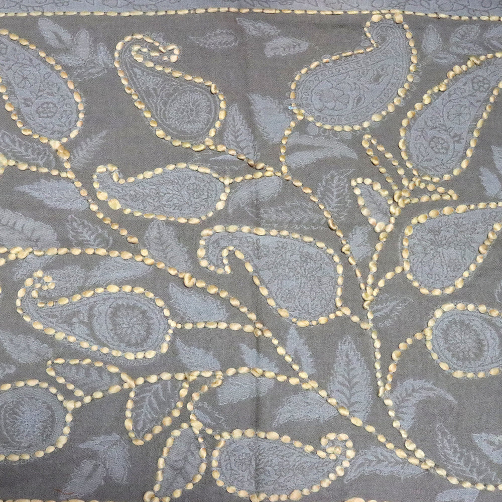 Buy You & Eye Dark Brown Paisley Weave Shawl Online for Women | Free 3-Hour Delivery in Dubai | You & Eye UAE