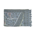 Buy You & Eye Smoky Blue Floral Weave Shawl Online for Women | Free 3-Hour Delivery in Dubai | You & Eye UAE