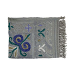 Buy You & Eye Blue and Grey Paisley Weave Shawl Online for Women | Free 3-Hour Delivery in Dubai | You & Eye UAE