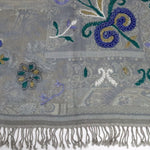 Buy You & Eye Blue and Grey Paisley Weave Shawl Online for Women | Free 3-Hour Delivery in Dubai | You & Eye UAE