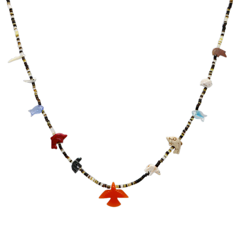 Buy You & Eye Orange Eagle Beaded Necklace Online for Women | Free 3-Hour Delivery in Dubai | You & Eye UAE
