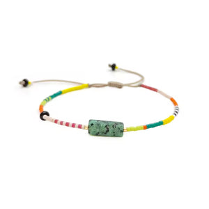 Buy You & Eye Green Stone Miyuki Beads Bracelet Online for Women | Free 3-Hour Delivery in Dubai | You & Eye UAE