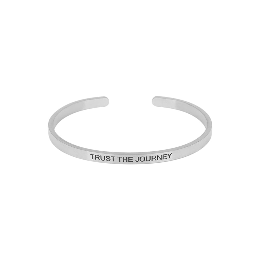 Trust the Journey Mantra Cuff Bracelet | You & Eye