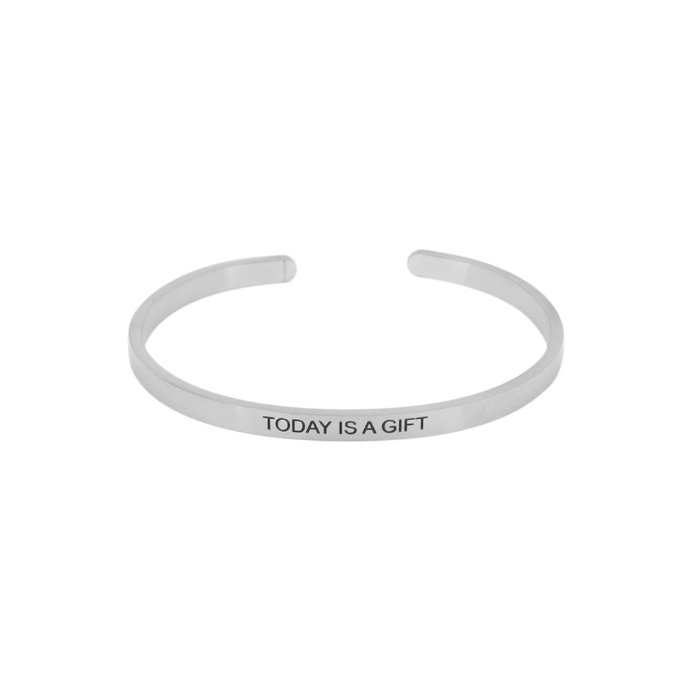 Today is a Gift Mantra Cuff Bracelet | You & Eye