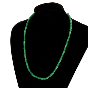 18k Gold Faceted Green Quartz Beads Choker | You & Eye