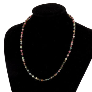 
                
                    Load image into Gallery viewer, 18k Gold Multicolor Round Tourmaline Beads Choker | You &amp;amp; Eye
                
            