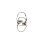 Layered Twisted Wire Silver Tribal Ring | You & Eye